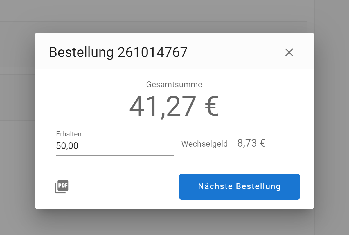 Praktischer Wechselgeldrechner für deine Tages- oder Abendkasse.